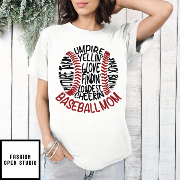 Mother’S Day Funny Gift Ideas Apparel Baseball Mom 2 T-Shirt T-Shirt