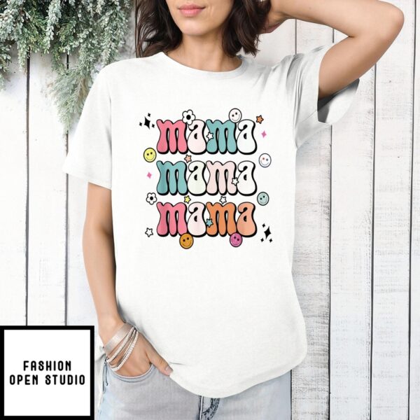Mother’S Day T-Shirt Retro Groovy Mama