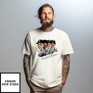New York Torpedo New York Yankees Caricature Chibi T-Shirt