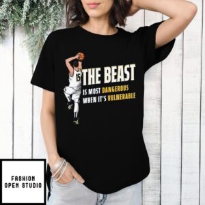 Nikola Jokić The Beast Is Most Dangerous When It’S Vulnerable Den T-Shirt