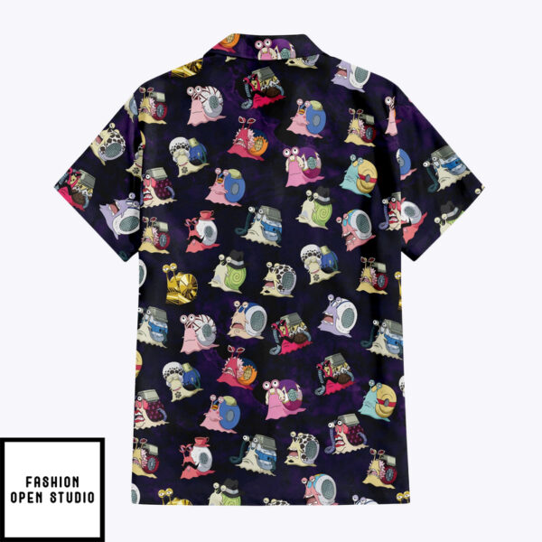 One Piece Den Den Mushi Hawaiian T-Shirt