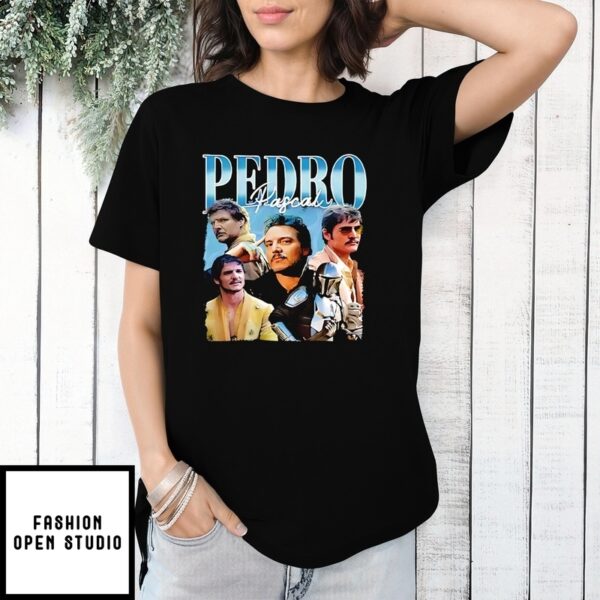 Pedro Pascal Picture Collage T-Shirt