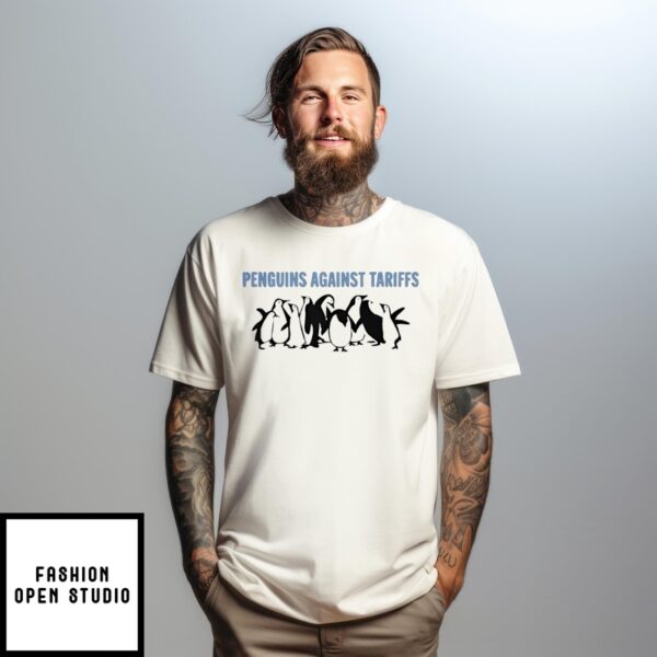 Penguins Team Against Tariffs 2025 T-Shirt