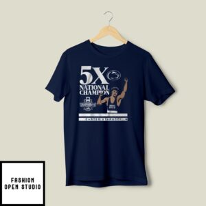 Penn State Wrestling Carter Starocci 5X National Champion T-Shirt