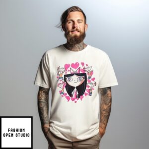 Phineas And Ferb Isabella Heart Eyes Heart Circle T-Shirt