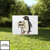 Resist Penguins Against Tariffs Yard Sign