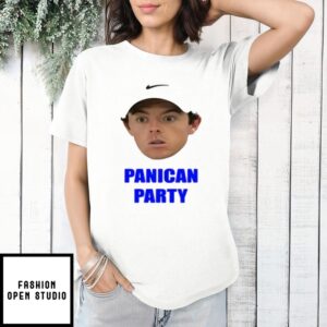 Rory Mcilroy Panican Party Face T-Shirt