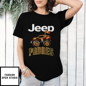 San Diego Padres Jeep Car T-Shirt
