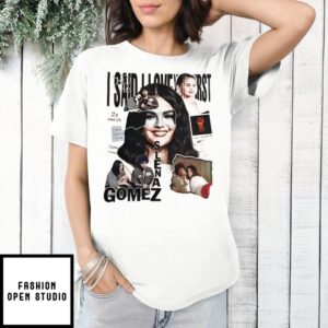 Selena Gomez Benny Blanco I Said I Love You First Album Collage Photo Vintage T-Shirt
