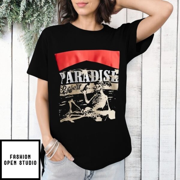 Skeleton Paradise Lost Resort De Paradiso T-Shirt