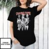 Skeletons Cannibal Corpse 2024 European Tour Horror T-Shirt