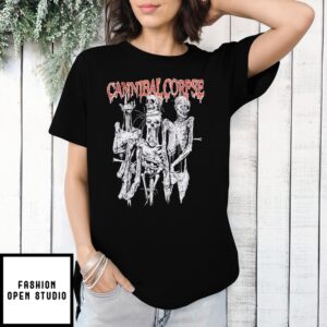 Skeletons Cannibal Corpse 2024 European Tour Horror T-Shirt