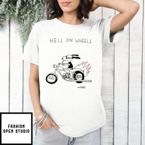 Snoopy Racing Hell On Wheels T-Shirt