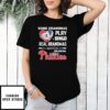 Some Grandpas Play Bingo Real Grandpas Watch Philadelphia Phillies Hockey Diamond Heart T-Shirt