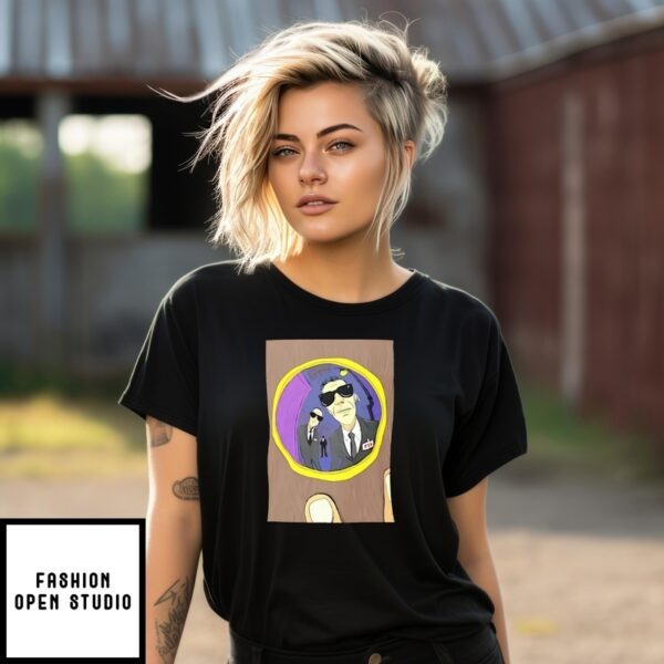 Someone’S At The Door Paint Big Head T-Shirt