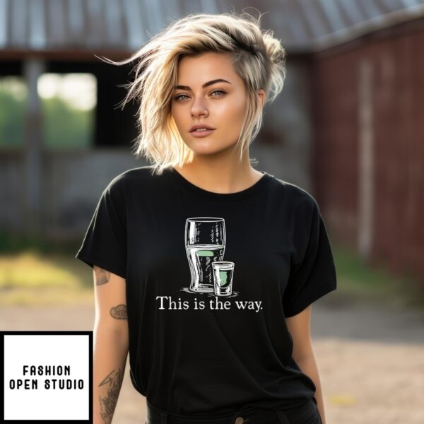 St. Patrick’S Day Beer This Is The Way Beer Star Wars Alcohol T-Shirt