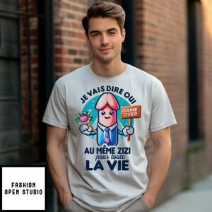 T-Shirt Enterrement De Vie De Jeune Fille Original Meme Zizi