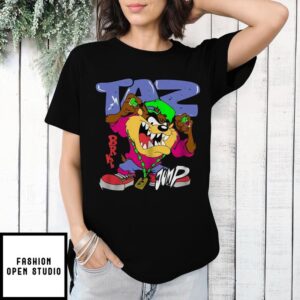 Tasmanian Devil Taz Brkl Jump Looney Tunes Cartoon For Kids T-Shirt