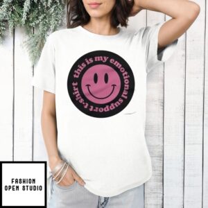 This Is My Emotional Support Smiley Emoji T-Shirt