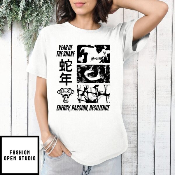 Timber Rattlers Year Of The Snake Lunar New Year Retro T-Shirt