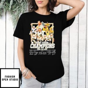 Vegas Golden Knights Pacific Division Champions 2025 Signature Collection T-Shirt