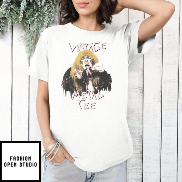 Vintage Metal T-Shirt Twisted Sister Dee 70S 80S Band White Funny T-Shirt