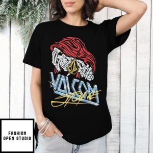 Volcom Stone Skeleton Dropped This Antique Black T-Shirt