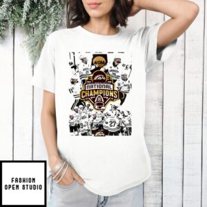 Western Michigan Broncos National Champions Of College Hockey Team Poster T-Shirt