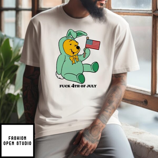 Winnie The Pooh Fuck 4Th Of July T-Shirt