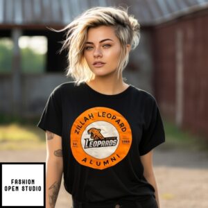 Zillah Leopard Alumni Est 1989 Logo T-Shirt