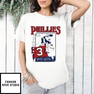 3 Bryce Harper Philadelphia Phillies Mlb Baseball Player Graphic T-Shirt