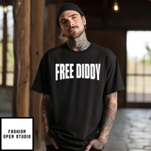 50 Cent Wearing Free Diddy T-Shirt