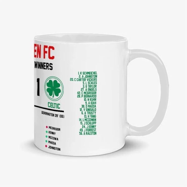 Aberdeen Fc Scottish Cup Winners Final Against Celtic Fc 202425 Mug