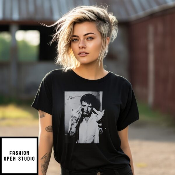 Alex Warren Face Middle Finger Tour 2025 T-Shirt