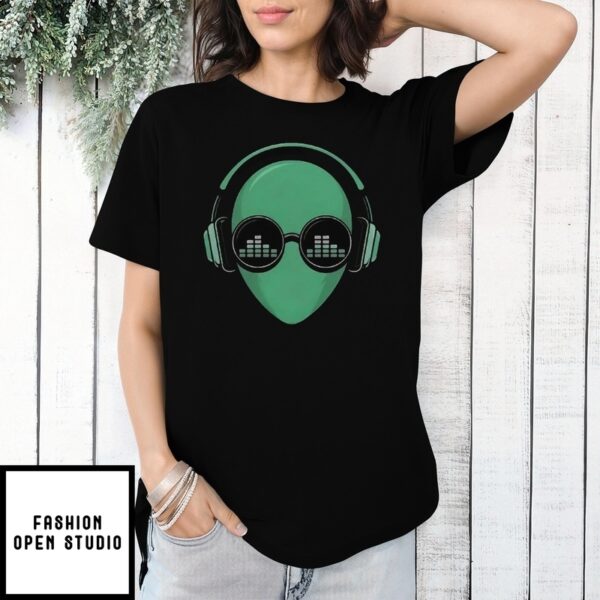 Alien Headphones Equaliser T-Shirt