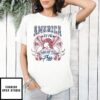 America Land Of The Free 4Th Of July Freedom Independence Day Vintage T-Shirt