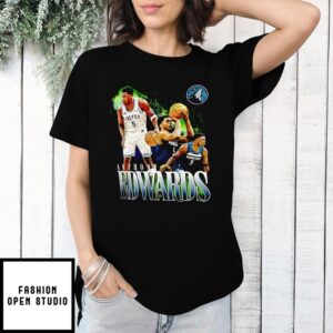 Anthony Edwards Minnesota Timberwolves Nba Basketball Notorious 3 0 Player Vintage Bootleg Style T-Shirt