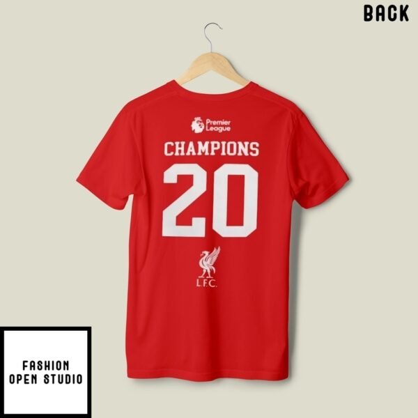 Back On Our Perch Ynwa Premier League Champion Lfc Football T-Shirt