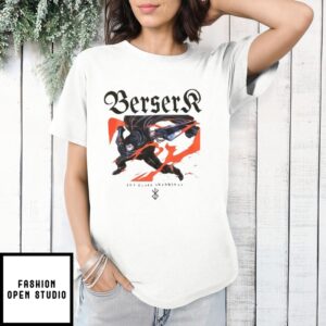 Berserk Guts Red Splatter The Black Swordsman T-Shirt