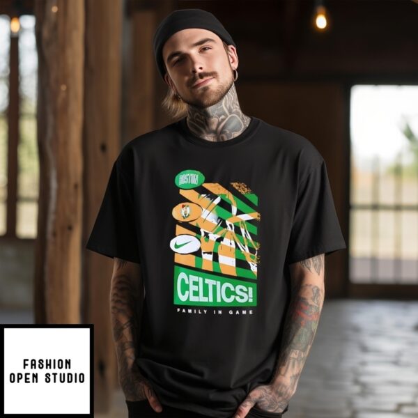 Boston Celtics Family In Game T-Shirt
