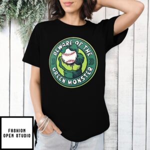 Boston Red Sox Beware Of The Green Monster Hometown Vintage Logo T-Shirt