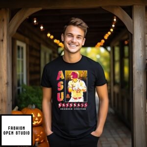 Brandon Compton Arizona State Baseball Box T-Shirt