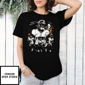Bucky Irving Tampa Bay Buccaneers Nfl Football Player Collage T-Shirt