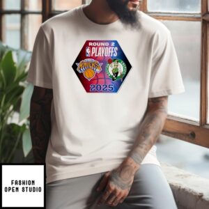 Celtics Vs Knicks 2025 Nba Playoffs Round Two T-Shirt