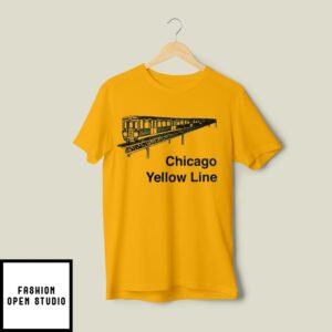 Chicago El Train Yellow Line T-Shirt