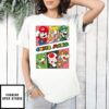 Coquette Bows Super Mario And Luigi Princess Peach Mario Friends T-Shirt