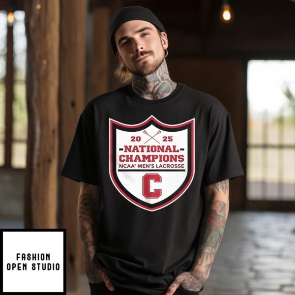 Cornell Big 2025 Ncaa Men’S Lacrosse National Champions T-Shirt