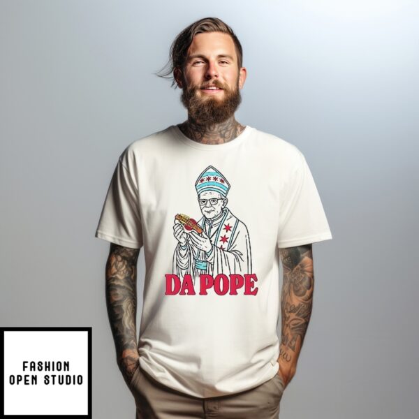 Da Pope Hot Dog Funny Independence Day T-Shirt