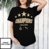 Das In Zusammenarbeit Mit Hergestellte Meisterschafts T-Shirt