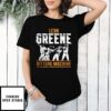 Detroit Tigers Lean Riley Greene Swing Hitting Machine T-Shirt